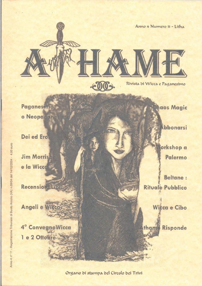 Copertina di Athame n. 11