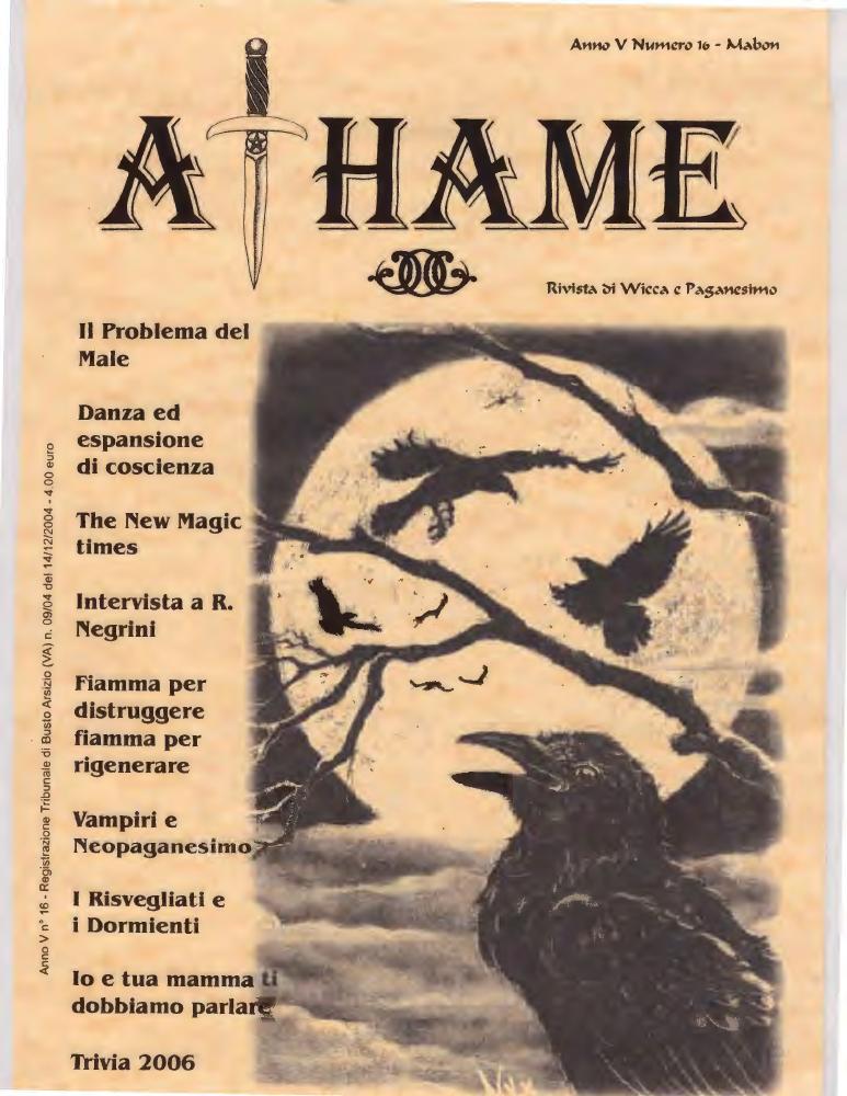 Copertina di Athame n. 16